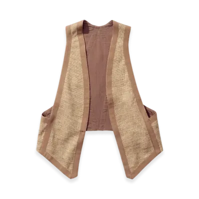 OUR LEGACY Work Shop x Emporio Armani Barda Vest "Fango DAria Linen Silk"
