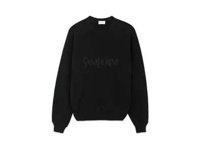 Saint Laurent Women's Saint Laurent Raglan Sweatshirt "Noir"