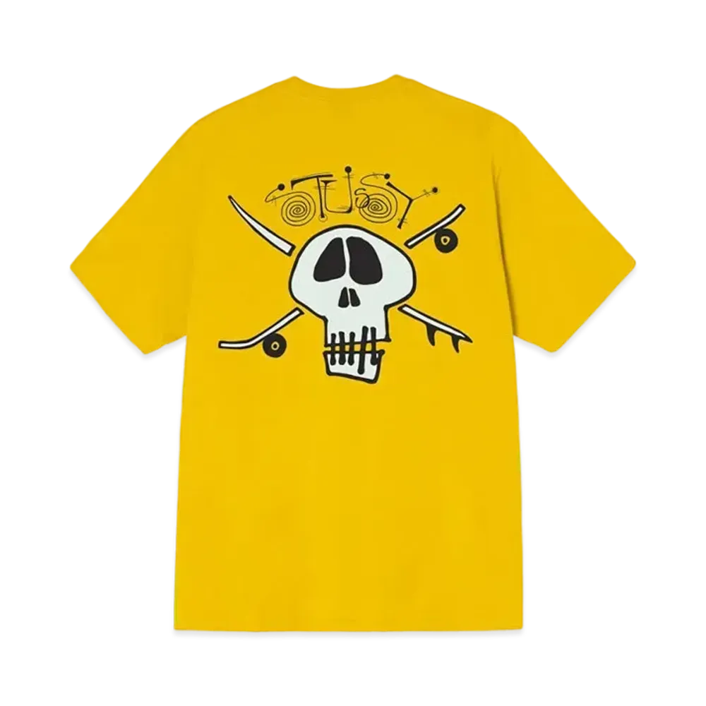 Stussy SURF SKATE SKULL TEE "Honey"