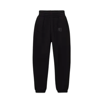 Alexander Wang Structured Terry Puff Logo Sweat Pants "Black"