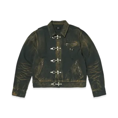 THUG CLUB TC Two Tone Washed Jacket "Rust Black"
