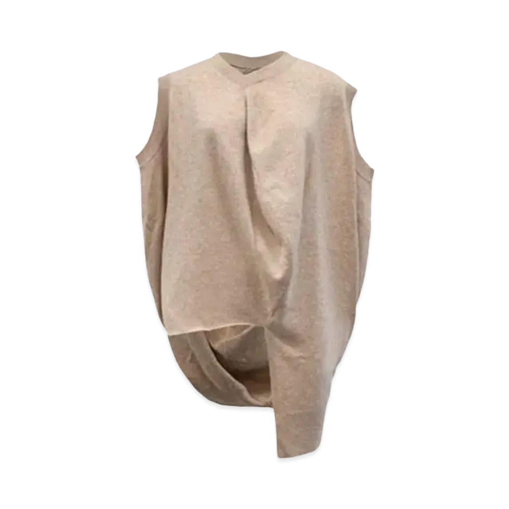 ANREALAGE Ball Knit Vest "Camel"