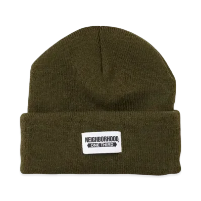 NEIGHBORHOOD OT . Beanie "Olive Drab"
