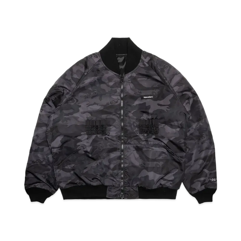 SubCulture Field-MA1 Reversible Jacket "Black"