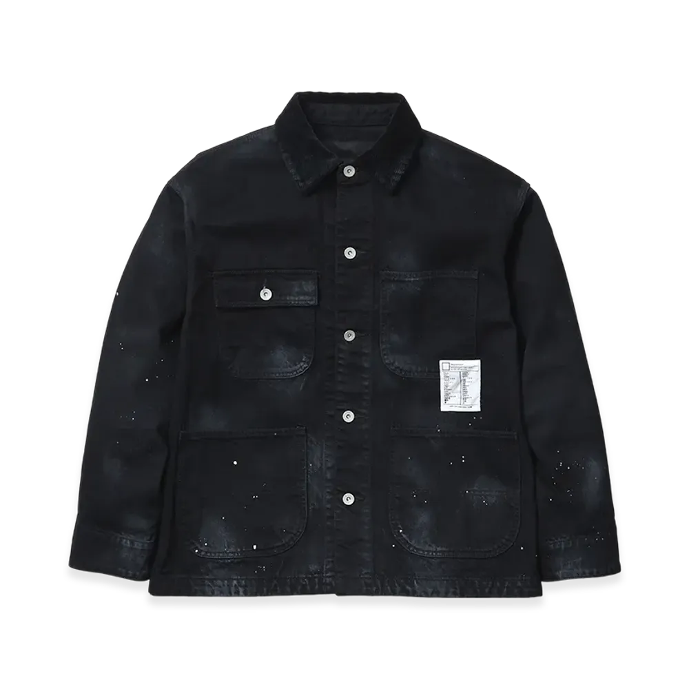NEIGHBORHOOD BW . Washed Coverall Jacket "Black"