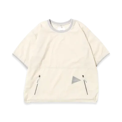and wander Pertex Wind T "Off White"