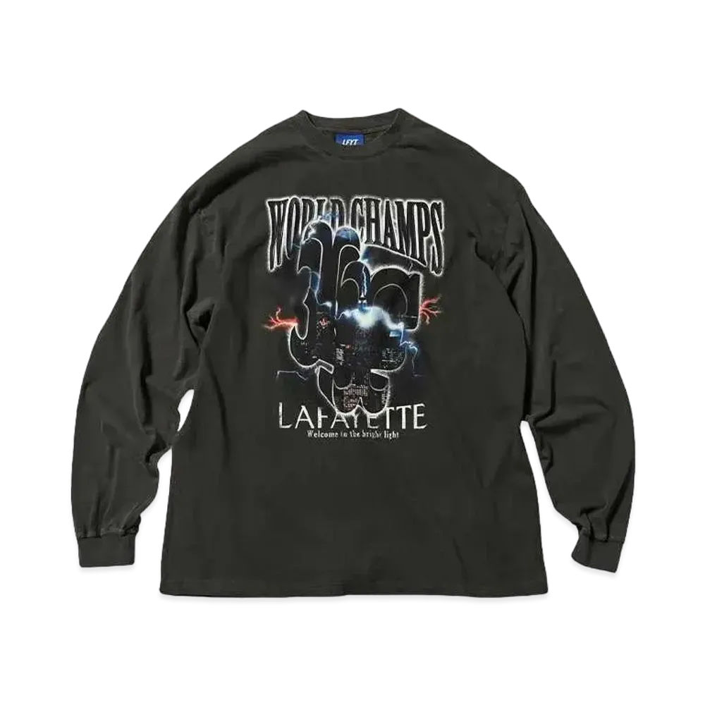 LFYT WORLD CHAMPS L/S TEE TYPE 4 -VINTAGE EDITION "VINTAGE BLACK"