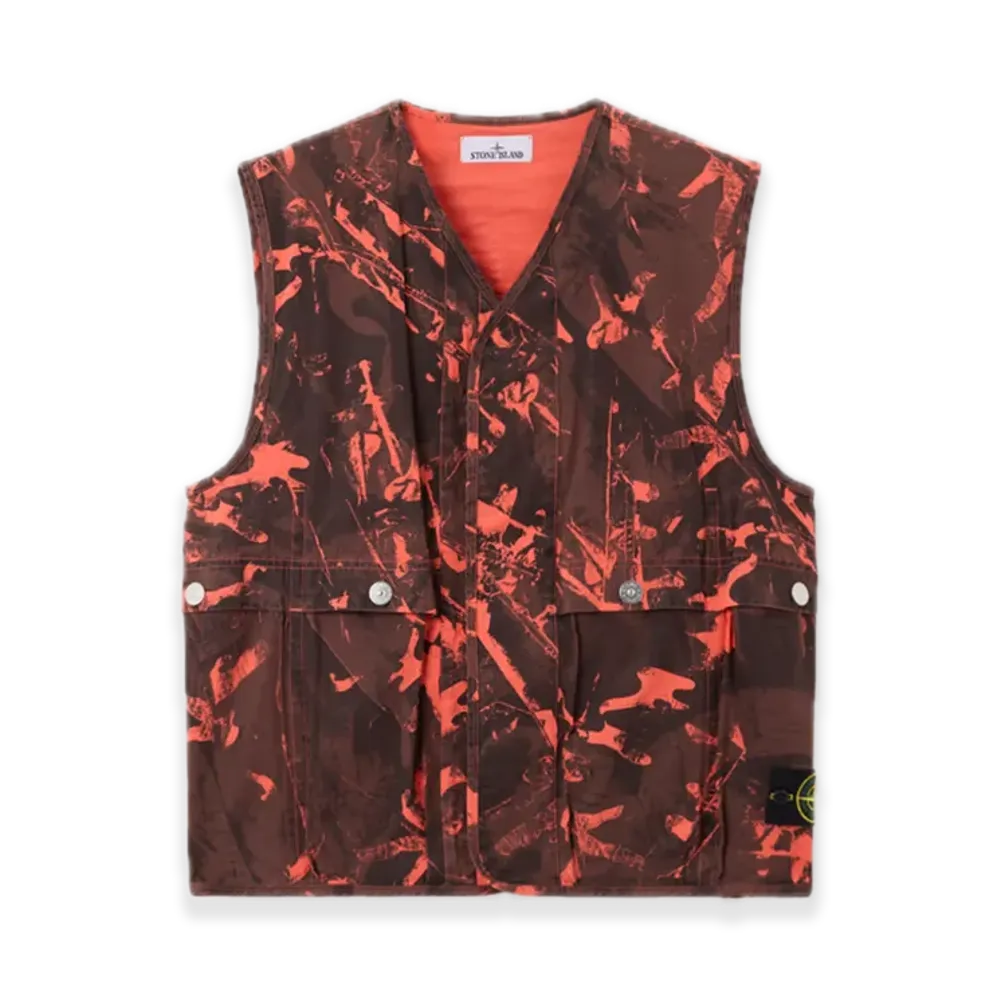Stone Island G100010 Scan Camo On Stretch Ripstop-OVD "Black"