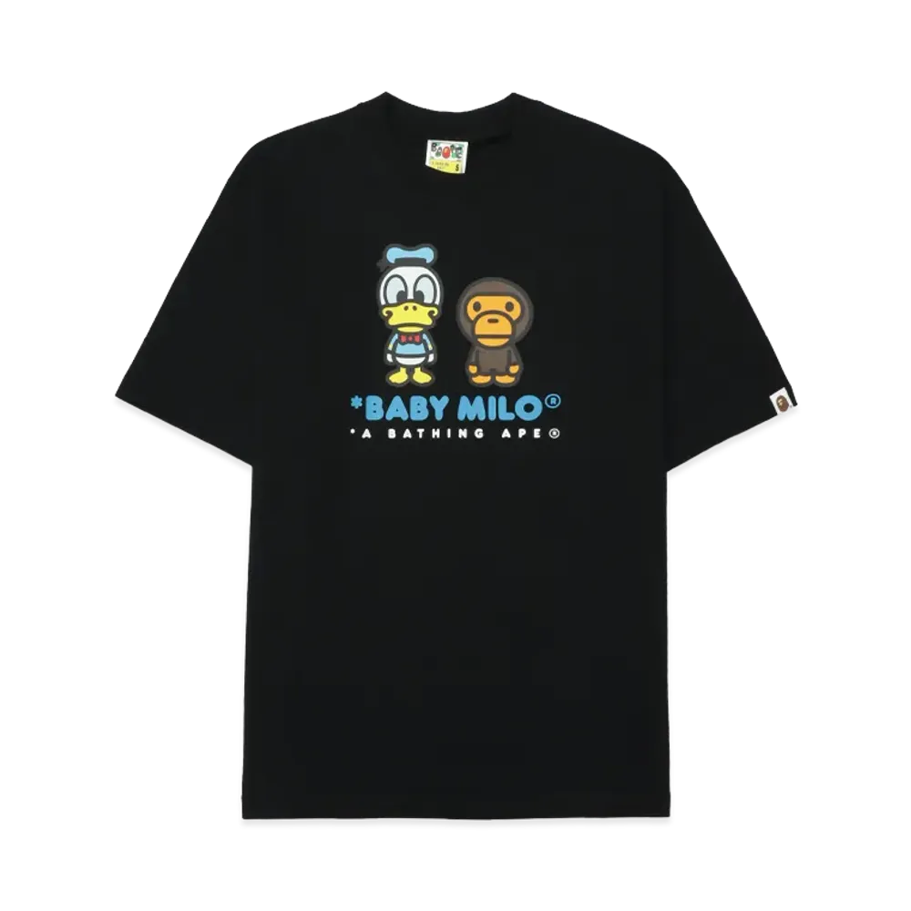 A BATHING APE x Disney Donald Duck Baby Milo Relaxed Fit Tee "Black"