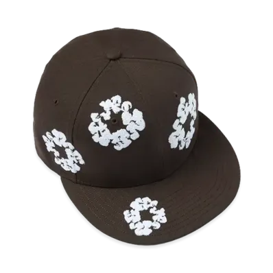 DENIM TEARS Cotton Wreath New Era 59Fifty Fitted Cap "Brown"