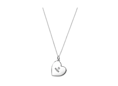 Tiffany & Co. Mom Medium Heart Tag Pendant "Sterling Silver"