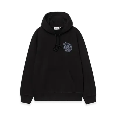 Carhartt WIP Hooded Spiral Sweat "Black"