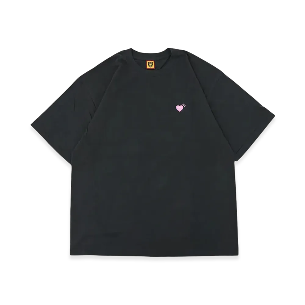HUMAN MADE Heart Badge T-Shirt Harajuku Store Exclusive "Black"