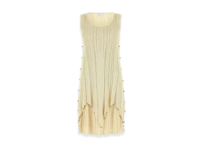 Bottega Veneta Women's Polyester Blend Dress "Gold"
