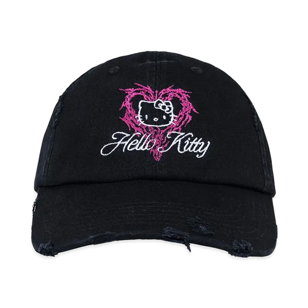ANTI SOCIAL SOCIAL CLUB x Hello Kitty Ethereal Dad Cap "Black"
