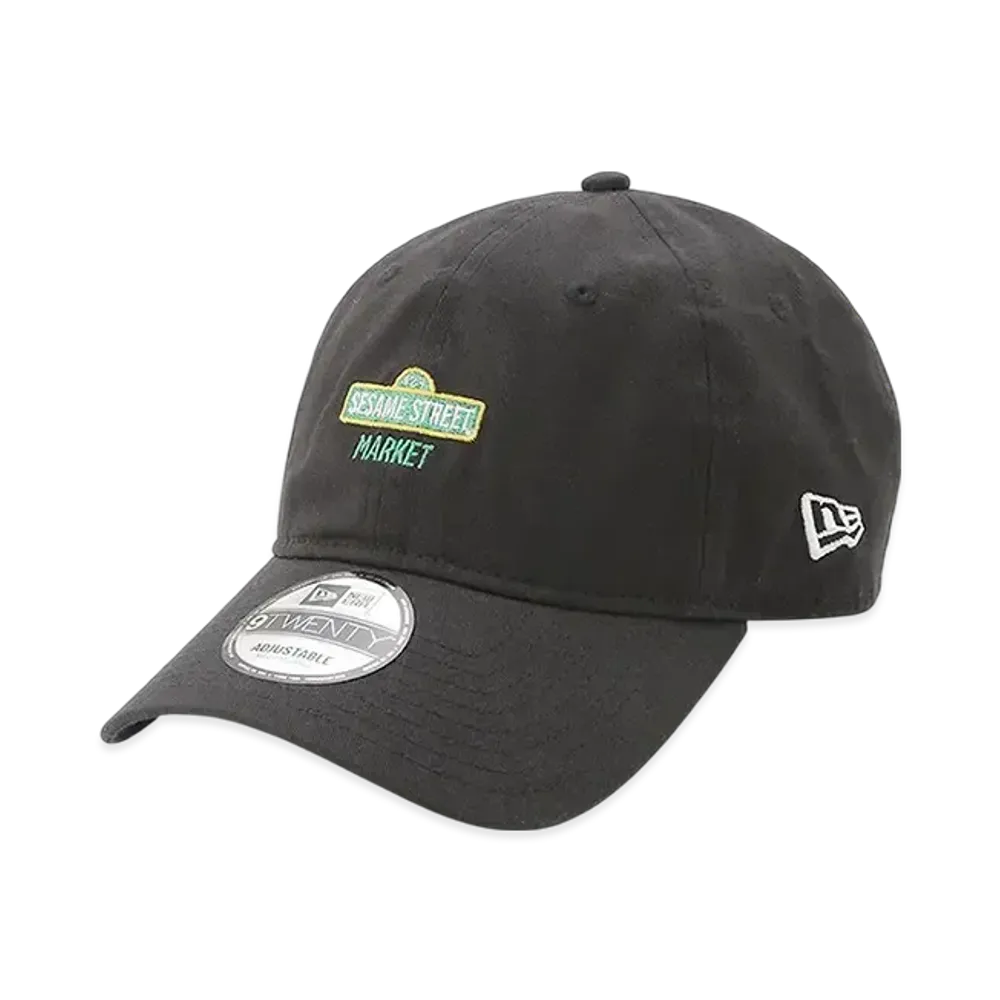 NEW ERA x SESAME STREET MARKET Collaboration Logo Cap "Black"
