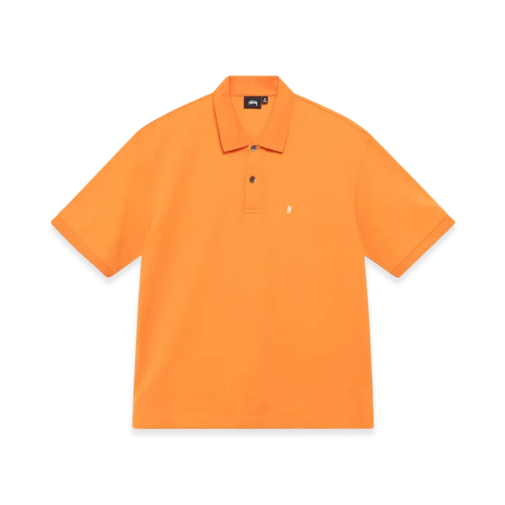 Stussy Classic Pique Polo "Orange"