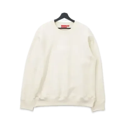 Supreme Box Logo Crewneck Sweatshirt "Ivory" (18FW)