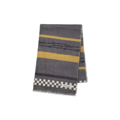 UNDERCOVER Wool Biella Stole "Gray"