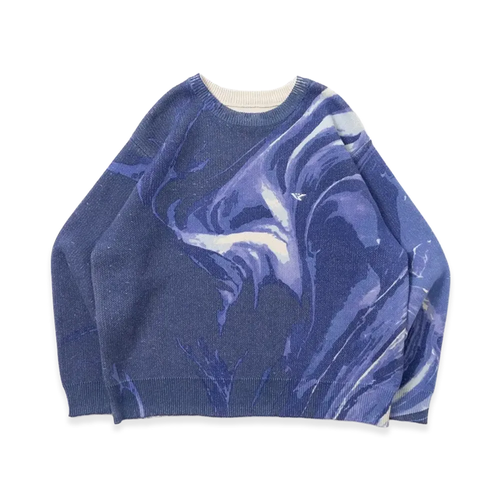 BLESS U BU Fume Knit "Blue"