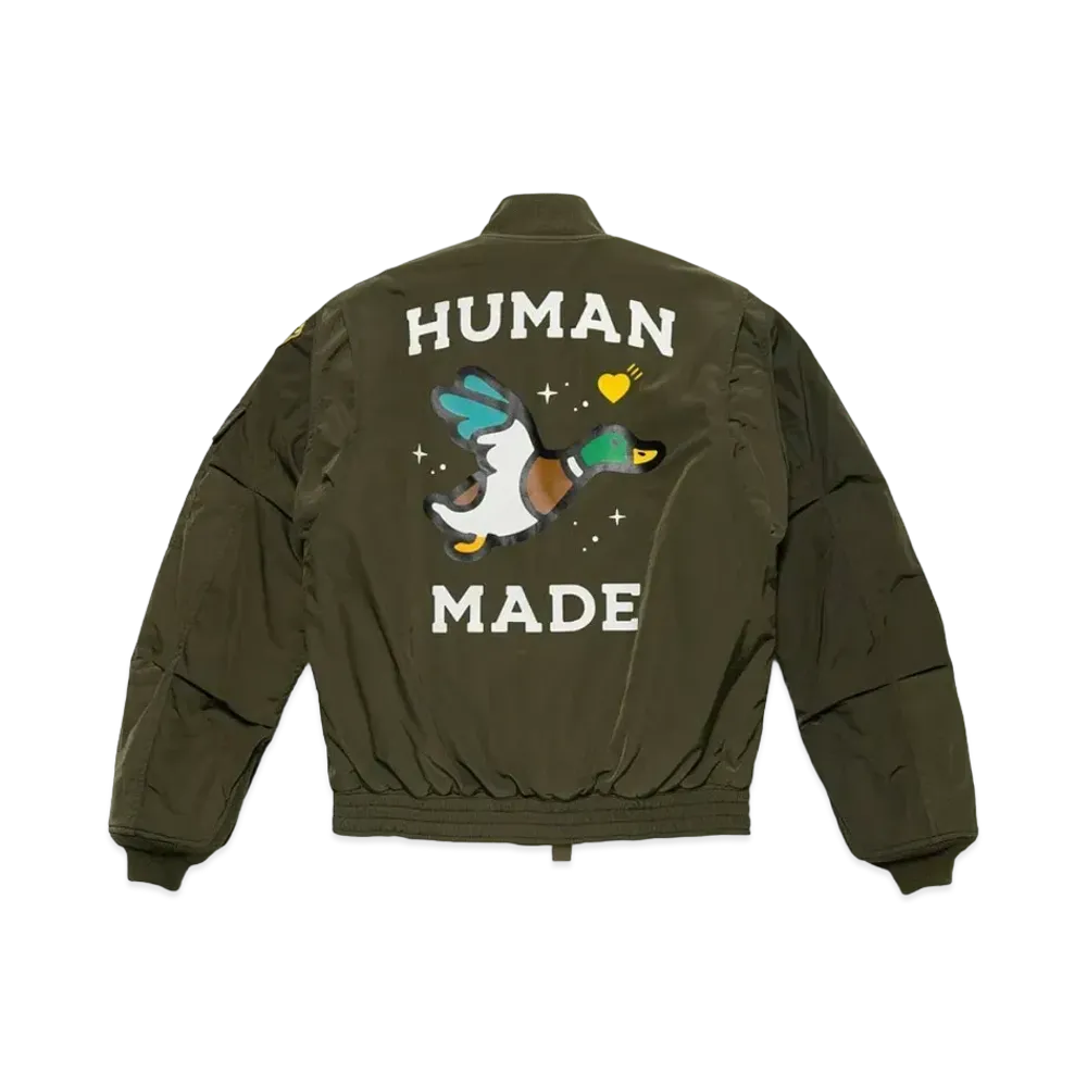 HUMAN MADE FLIGHT JACKET "Olive"