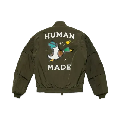 HUMAN MADE FLIGHT JACKET "Olive"