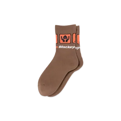 BlackEyePatch DOTCOM SOCKS "Brown"