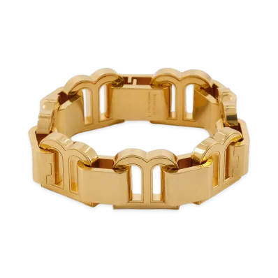 BALENCIAGA Women's Hourglass Bracelet "Gold"