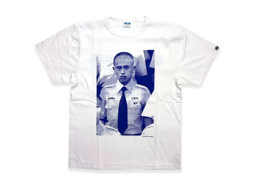 SAPEur x MASATOSHI HAMADA Youth Young CEO S/S T-Shirt "White"