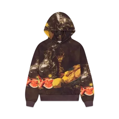DENIM TEARS Baroque Still Fruit Painting Hoodie "Maruti"