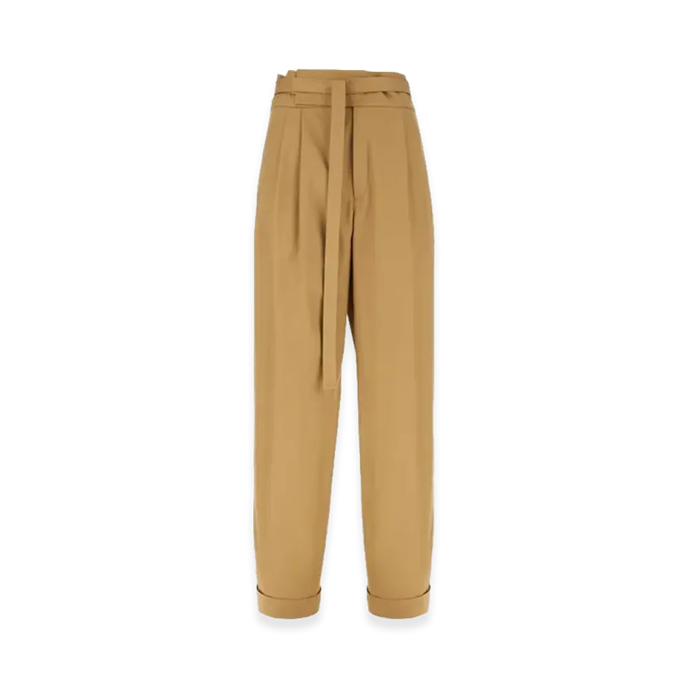 Saint Laurent Women's Trousers "Beige"