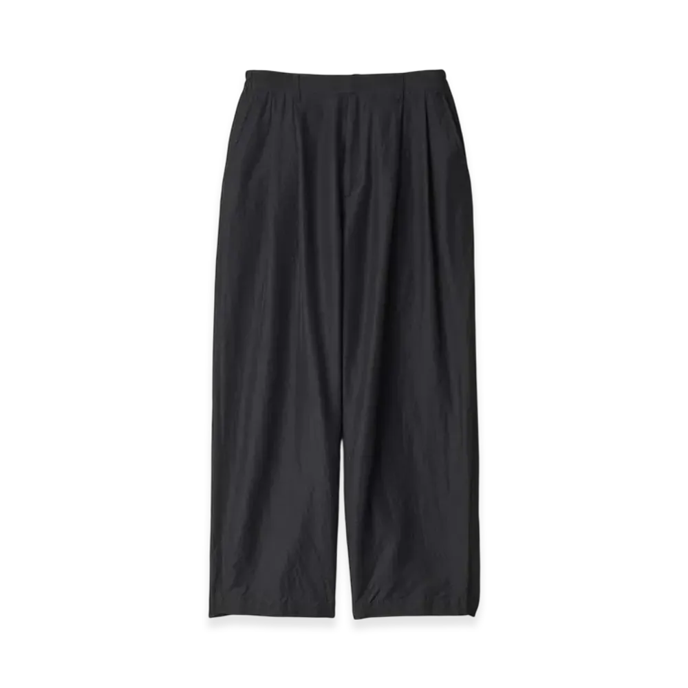 ssstein Wool/Silk Wide Easy Trousers "Black"