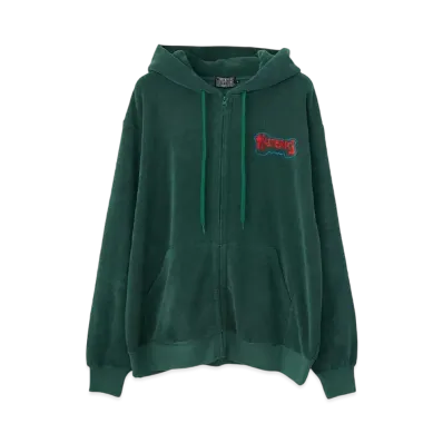HYSTERIC GLAMOUR Bad Ass Mama Embroidery Hoodie "Green"