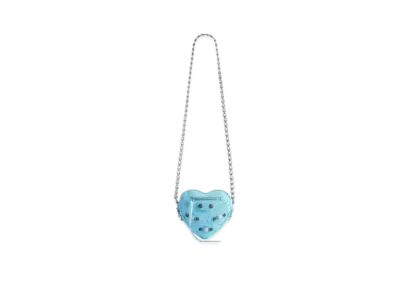 BALENCIAGA Le Cagole Heart Mini Bag "Blue"