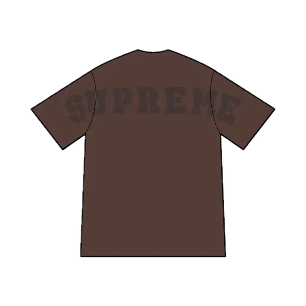 Supreme Stencil Thermal S/S Top "Brown"