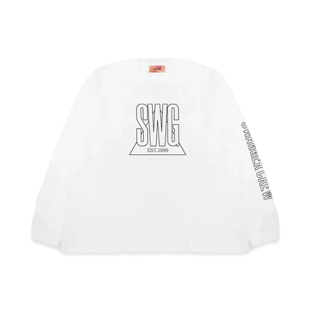 SWAGGER TRIANGLE LOGO LT-SHIRT "WHITE"