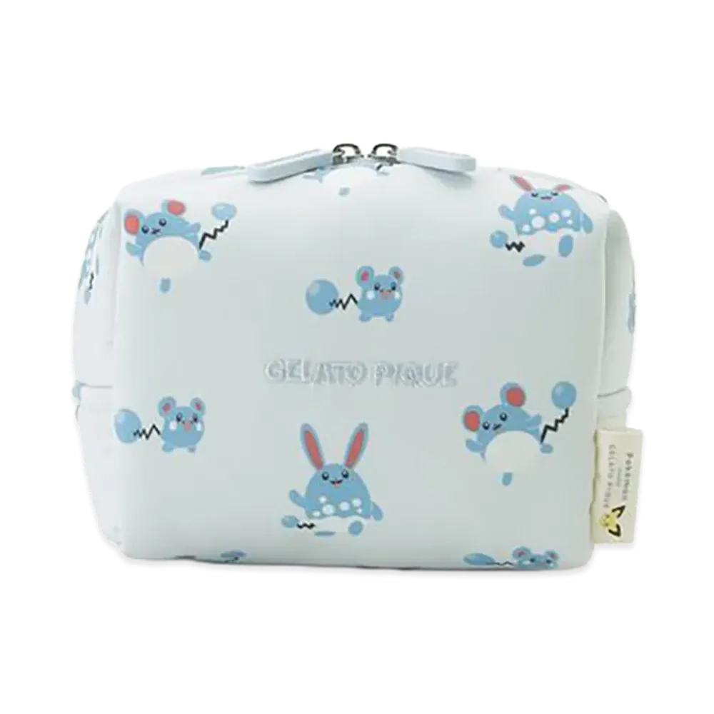 GELATO PIQUE x Pokemon Patterned Pouch "Blue"