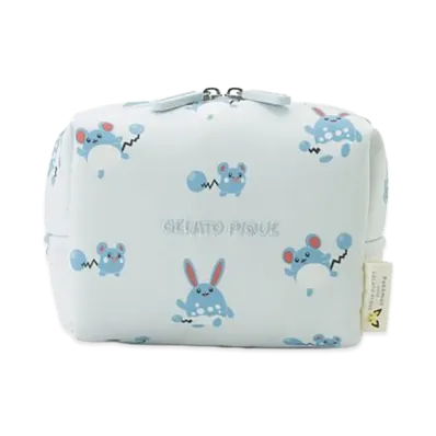 GELATO PIQUE x Pokemon Patterned Pouch "Blue"