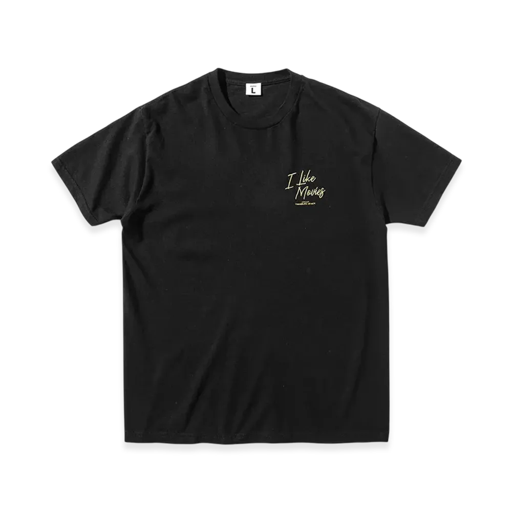 Weber x I Like Movies Re-Order T Shirt Embroidery "Black"