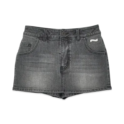X-Girl Women's Denim Skort "Black"