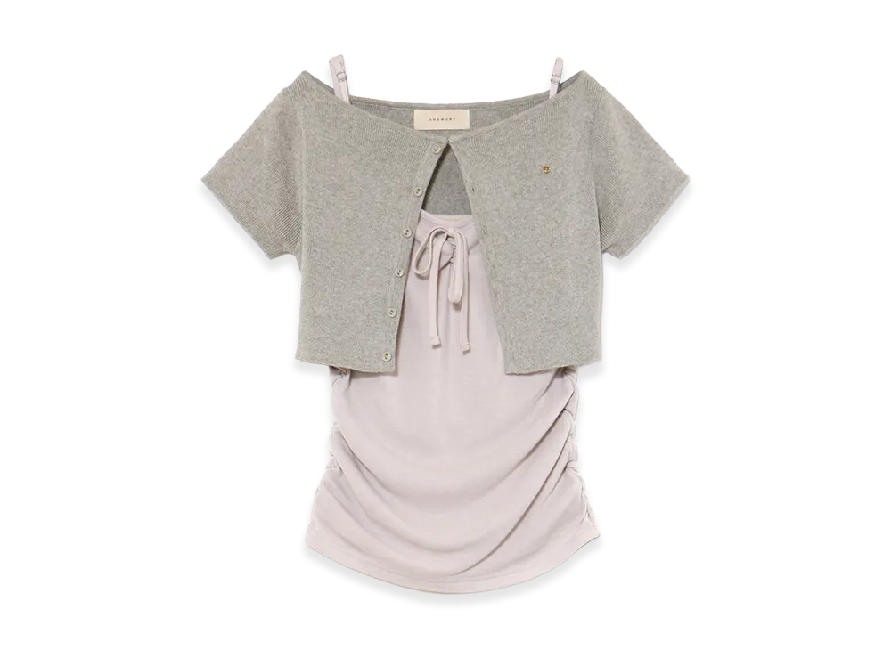 ANDMARY Women's Vickey Set Tops "Gray"