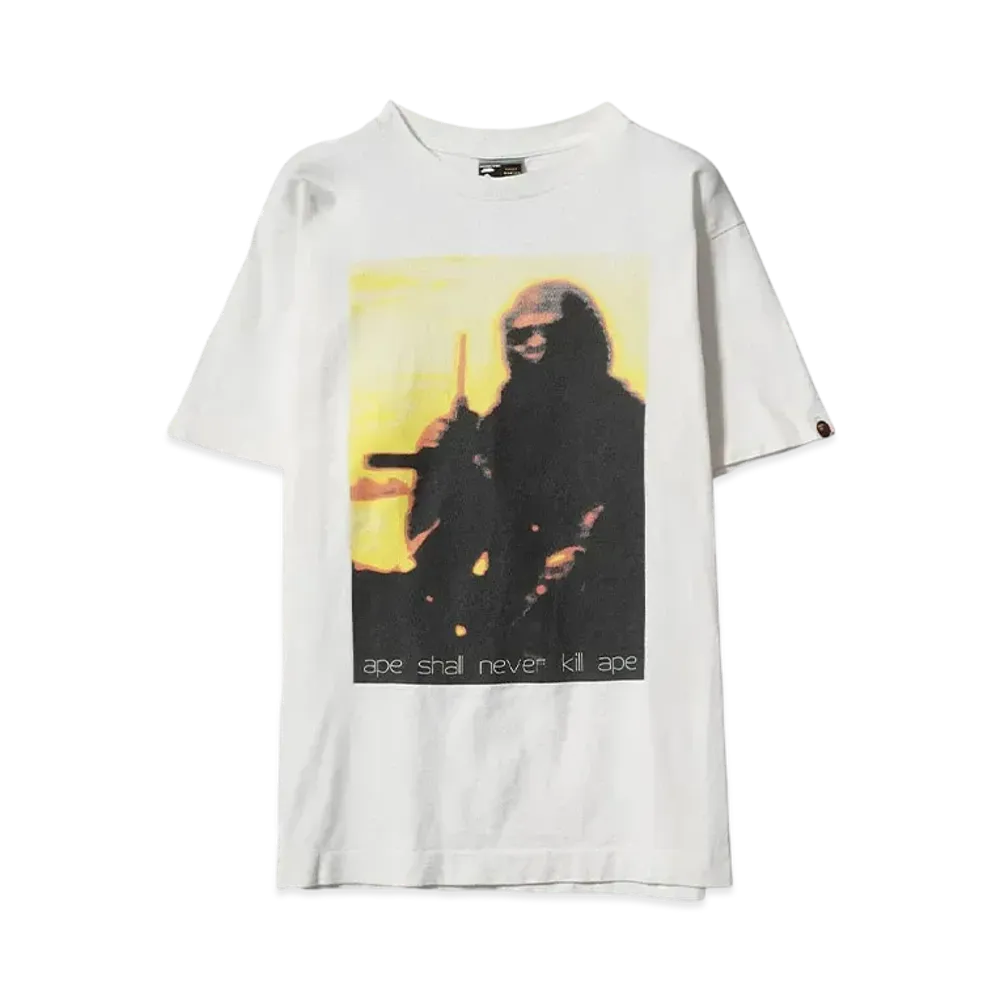 BAPE FUTURA x BAPE 00s T-SHIRT "WHITE"