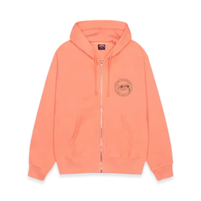 Stussy Wear Zip Hoodie Pigment Dyed "Sherbert"