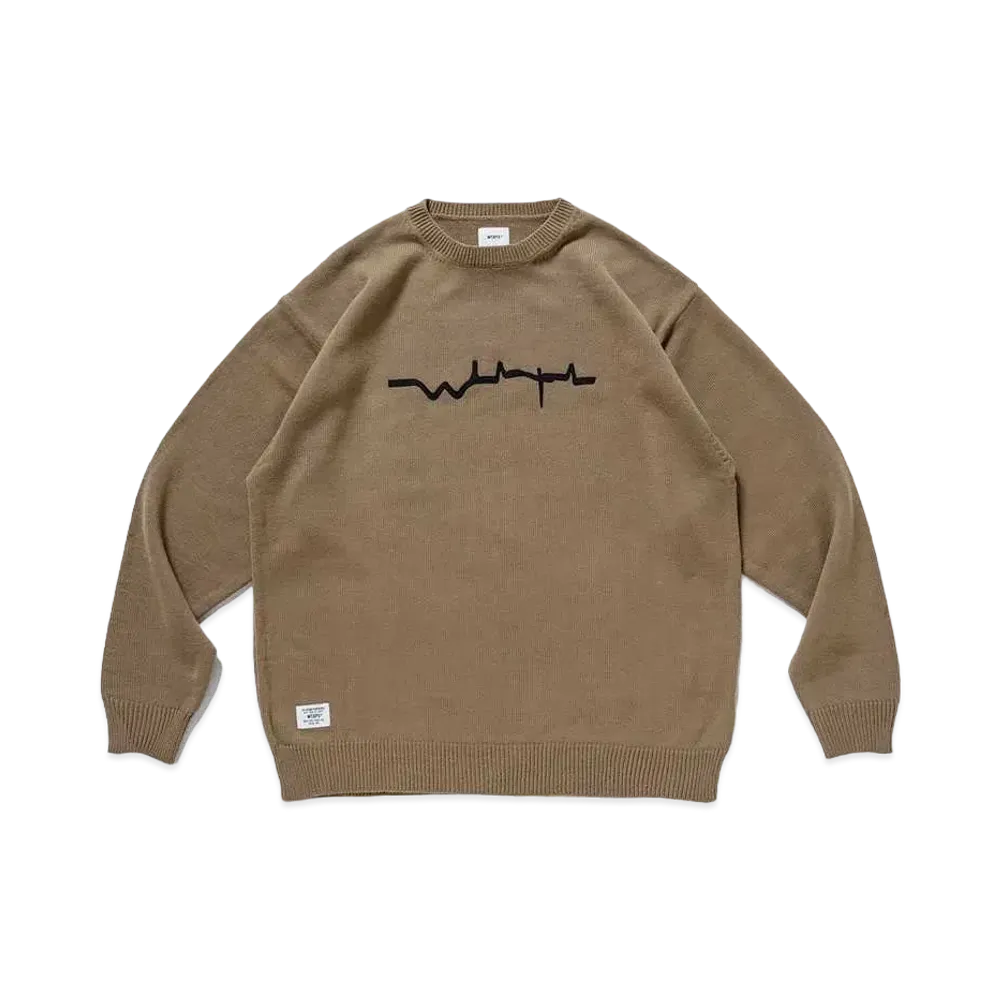 WTAPS Vibes / Sweater / Acrylic "Coyote Brown"