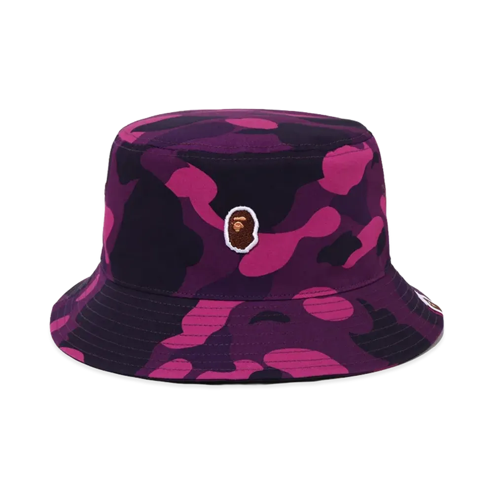 A BATHING APE Color Camo Bucket Hat "Purple"