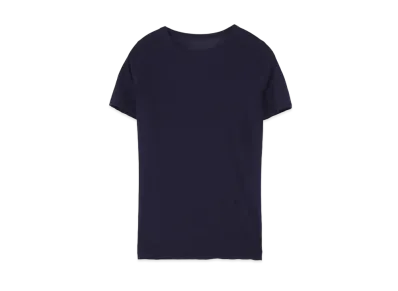 Yohji Yamamoto 80/-COSMORAMA HIGH GAUGE PS RN S-SLV "Navy"