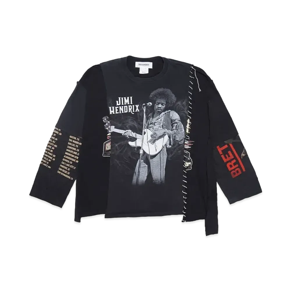 DISCOVERED HYPE DROP EXCLUSIVE I STHICH BAND L/S TEE "BLACK"