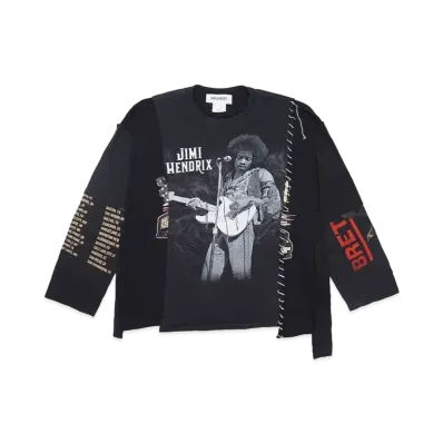 DISCOVERED HYPE DROP EXCLUSIVE I STHICH BAND L/S TEE "BLACK"
