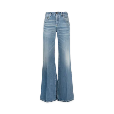 Saint Laurent Women's Jeans "Blue"