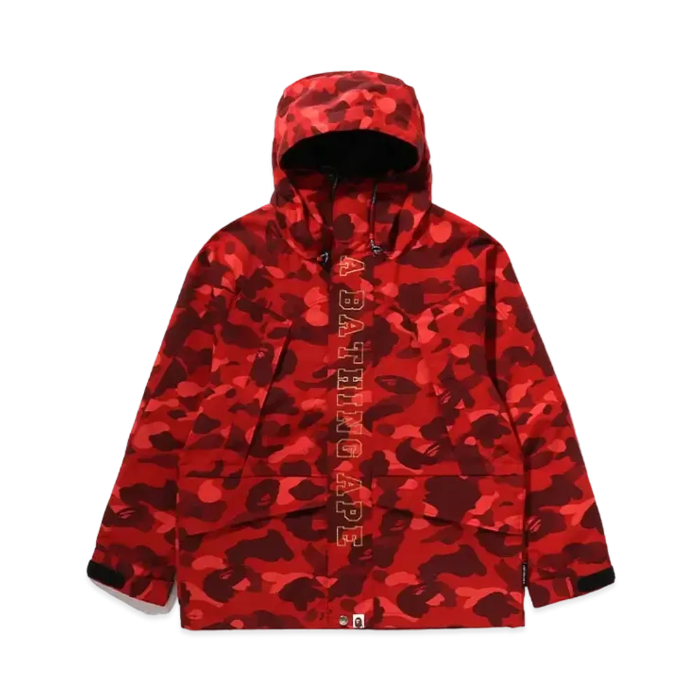 A BATHING APE Snowboard Jacket "Red"